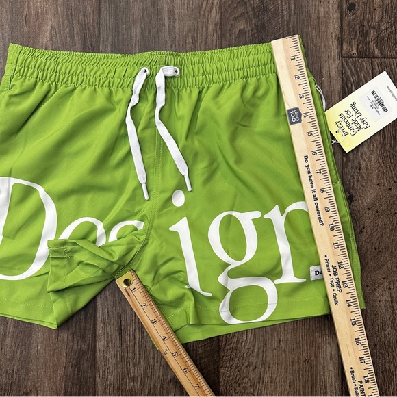 Duvin Design Swim Shorts Cactus Lined Light Green Men’s Size M - Picture 10 of 11
